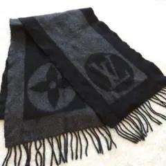 まー〜様Louis Vuitton マフラー グレーブラック