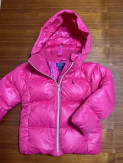 POLO RALPH LAUREN ピンク ダウンコート 4/4T