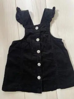 baby GAP 黒 コーデュロイ ワンピース 6-12ヶ月
