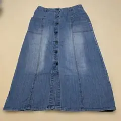 デニム ロングスカート