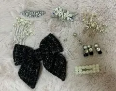 ヘアアクセサリー セット まとめ売り ブライダル 結婚式 キャバクラ