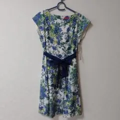 S.J.FERRY 春夏秋物 花柄 ワンピース サイズ40