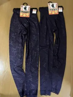 骨盤補正スパッツ Mサイズ ダークパープル　2枚セット