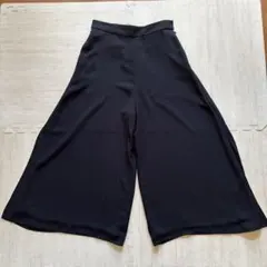 ユニクロ　シフォンスリットスカートパンツ M