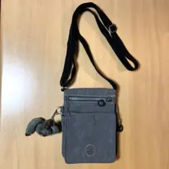 KIPLING ミニショルダーバッグ グレー