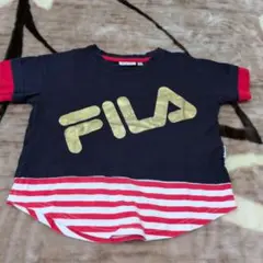 半袖Tシャツ　120 ネイビー　FILA