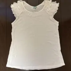 TOCCA フリル　ホワイト Tシャツ 120cmのサムネイル
