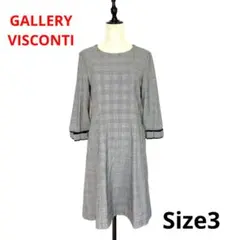 GALLERY VISCONTI チェック柄ワンピース 5759