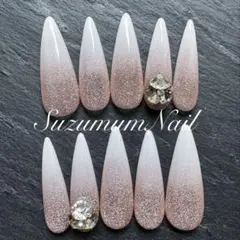 【現品】フラッシュネイル ベイビーブーマー ギャル ロングネイル ネイルチップ