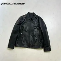 【美品】ジャーナルスタンダード レザージャケット 黒 S ダブルジップ