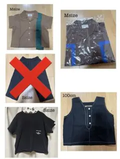 キッズ服セットM/S/100cm theotogibanashisupply