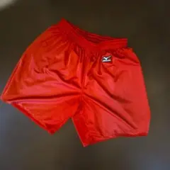 Mizuno バスケットボールパンツ Oサイズ レッド