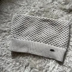 niko and… ニコアンド ネコ耳 ニット帽　ビーニー　アイボリー