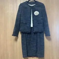 【専用】GreenLabelRelaxingノーカラーツイードジャケットワンピ