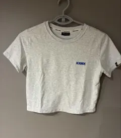 超美品！XEXYMIX クロップドTシャツ ライトグレー