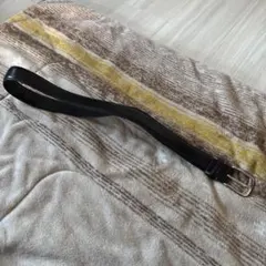 ブラックレザー ベルト 金属バックル