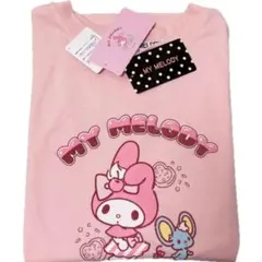 ドンキ　サンリオ　マイメロ Tシャツ Mサイズ　ピンク　フラット　ステッカーのサムネイル