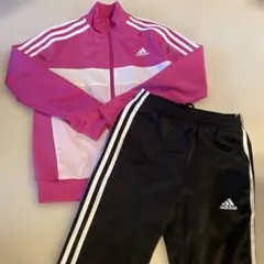 adidas ジャージ上下セット ピンク/ブラック