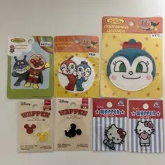 刺繍ワッペンセット アンパンマン他