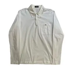 OLD GAP オールドギャップ 長袖ラガーシャツ ポロシャツ オフホワイト