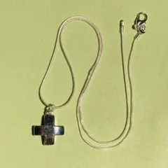 オーセンティック・シルバークロスネックレス(50cm)