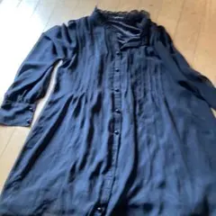 INGNI 黒 シャツワンピース 長袖