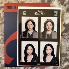 TWICE THIS IS FOR POPUP 証明写真　ミナ