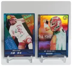 プロレス カード　内藤 哲也　BUSHI　新日本プロレス　 ノア