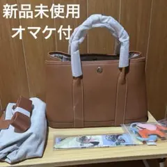 Mal.レレレさん＊新品未使用品＊本革バッグ 30cm（キャメル）
