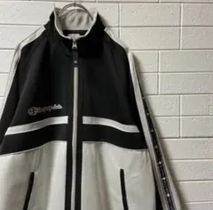 チャンピオン　トラックジャケット ジャージ　90s ラインロゴ　刺繍　タグ