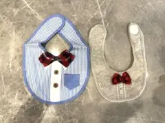 未使用 ミキハウス 立体モチーフ おしゃれスタイ2枚セット