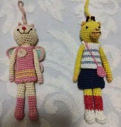 編みぐるみ キーホルダー バッグチャーム