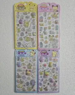 正規品　韓国限定　ポケモン　シールセット　立体シール　3D　４枚セット