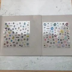 フラットガシャポン たまごっち ネイルシールコレクション　デザインA.D