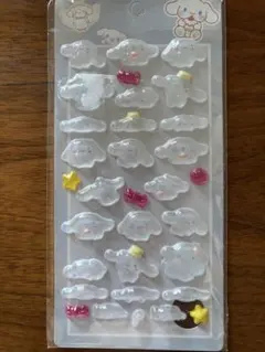 シナモロール　キャラクターシール 3Dシール　立体シール　ぷっくりシール