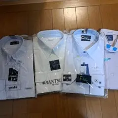 メルカリ祭特価！安心の未使用　形態安定加工 ドレスシャツ Mサイズ 3枚セット