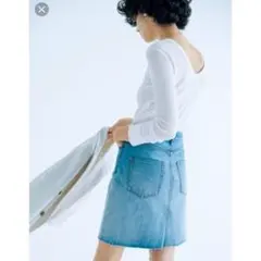 ミラオーウェン　デニムスカート