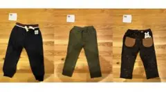 90サイズ 子供用長ズボン3枚セット