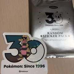 ポケモン 30周年記念 ステッカー ワッカネズミ - メルカリ