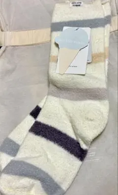 GELATO PIQUE ストライプソックス フリーサイズ