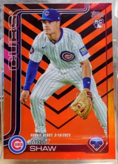 2025 Topps Matt Shaw RC MLB トレーディングカード - メルカリ