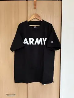 チャンピオン champion ARMY Tシャツ ブラックL