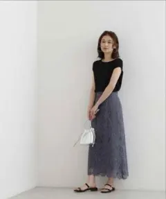 NATURAL BEAUTY BASIC ♡ラッセルレーススカート