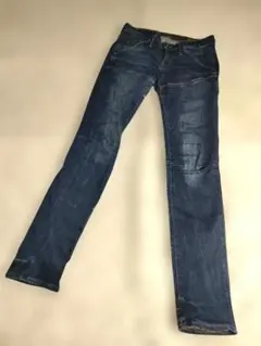 G-STAR RAW 96レディース デニム バイカーパンツ 96 ロゴ刺繍