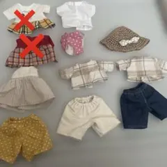 メルちゃん　ソランちゃん　はなちゃん（しまじろう）用　洋服セット