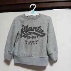 アトランタプリント グレー トレーナー 95cm