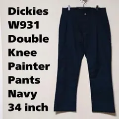 Dickies ペインターパンツ ダブルニー ダック ダークネイビー 34x32