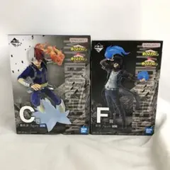 VF9737 未開封 ヒロアカ 一番くじ C賞 轟焦凍 F賞 荼毘 2個セット
