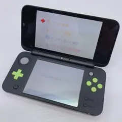 Newニンテンドー2DS LL ブラック×ライム 本体 ゲーム機 完動品