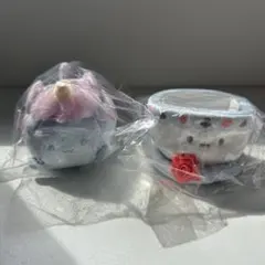 すみっコぐらし ☆ 3個入りスクイーズパン 果物 タピオカ ぶどう